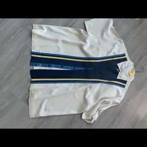 Nat nast button down silk shirt.